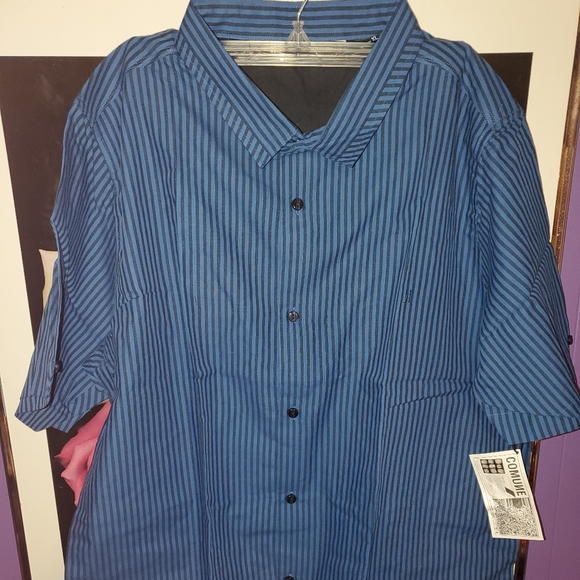 Commune Mens Short Sleeve Button Down Shirt XL NWT - Picture 4 of 7